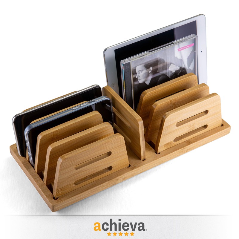 Achieva Bamboo Small Adjustable File Sorter (71003)