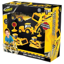 Kid Galaxy 4-Pack Free Wheeling Construction w/Accessory Set