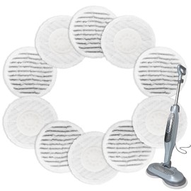 APRIL-FLOWER S8201 Steam Mop Pads Replacement for Shark S8201 S8001 S7001 S7201 S7000AMZ S7000 S7005 S7020 S7001C Steam Mop Steam & Scrub Dirt Grip Scrub Washable Pad