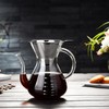Pokaloti Coffee Server, Heat Resistant Glass, Coffee Pitcher, 33.8 fl