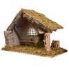 VILLAGE GIFT IMPORTERS Nativity Creche Stable | 12" Tall and