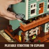 FUNWHOLE Western General Store Lighting Building-Bricks Set - 1895 Pcs