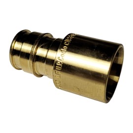 10 PIECES XFITTING 1/2" PROPEX X 1/2" FEMALE SWEAT PEX ADAPTER, EXPANSION F1960, PEX A, LEAD FREE BRASS, FOR UPONOR (WIRSBO) SIOUX CHIEF, ETC.