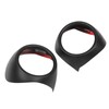 2 Pcs AC Air Vent Trim Dry Carbon Fiber Outlet