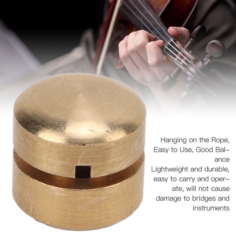 Wolf Tone Mute Polishing Finish Fine Workmanship Brass Violin Practice