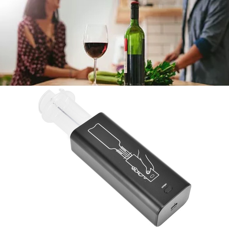 Electric Wine Opener Aluminum Alloy USB Charging Automatic Corkscrew Set