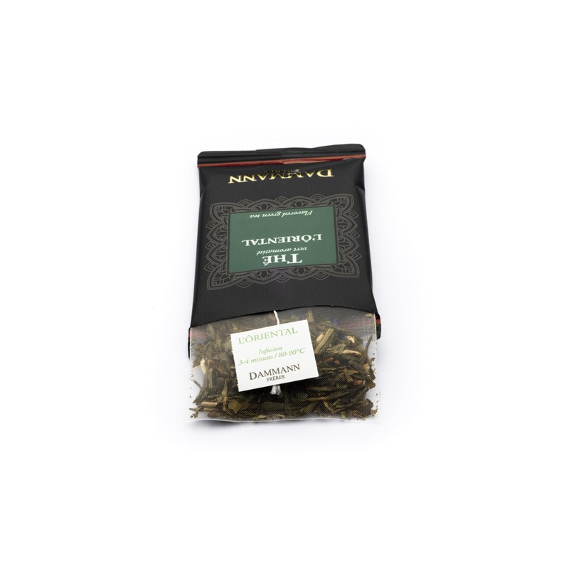 Dammann Freres Sachets, L'Ôriental Tea Bags, Premium Gourmet French Green