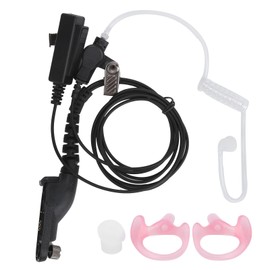 Walkie Talkie Headphone with Microphone PPT Acoustic Tube For Motorola APX4000/APX6000
