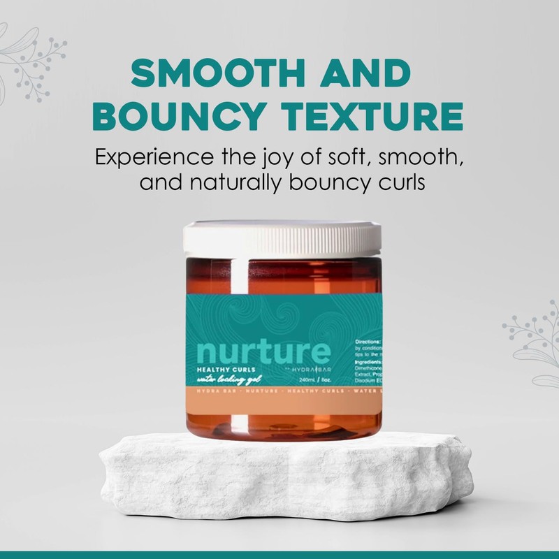 Nurture Healthy Curls Water-Locking Gel for Women, Curl Activator and
