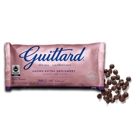 Guittard, Chocolate Chips Akoma X Semisweet Organic, 12 Ounce