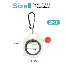 OUDQFCJ 2 x Cable Tie Organiser Holder, Reusable Cable Tie Organiser, Wire Tie Holder for Multi-Purpose Indoor and Outdoor Use