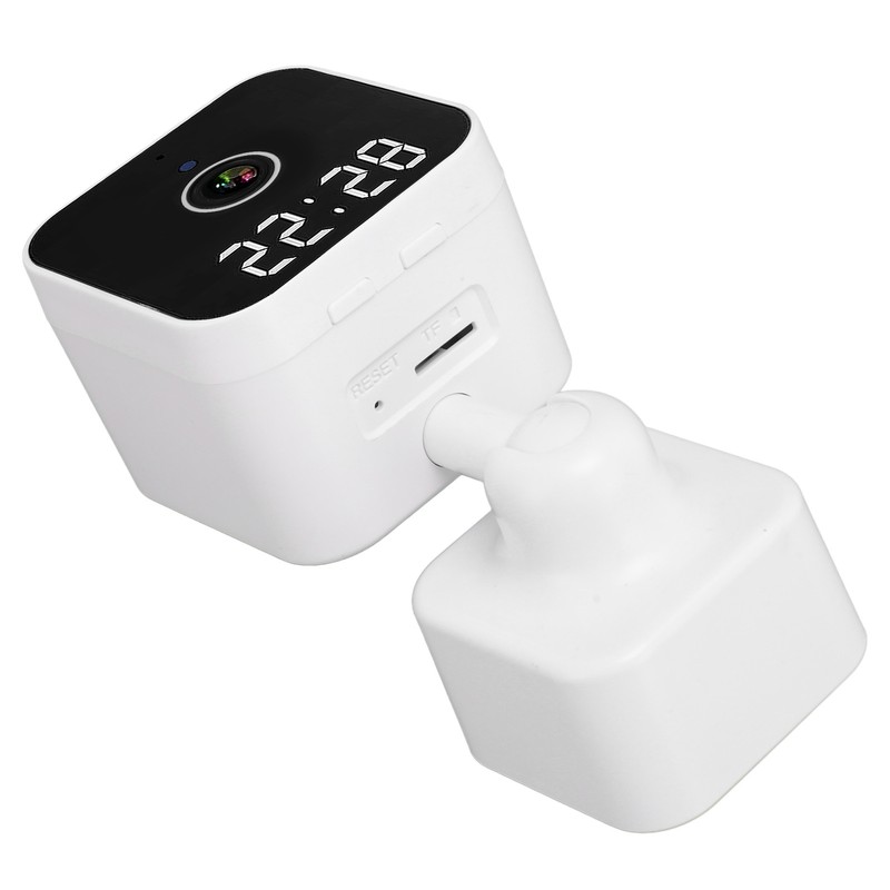 Indoor Security Camera with Clock 2.4G WiFi Wireless HD 3MP