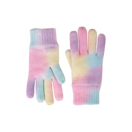 Mountain Warehouse Tie Dye Kids Glove - Warm & Cosy Mitts with Stretch cuffs, One size, Boys & Girls - Best for Winter Walking, Outdoors, Hiking, Daily Use Mixed S-M