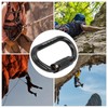 Vbestlife Mosquetón de Escalada en Roca, Aleación de Aluminio para