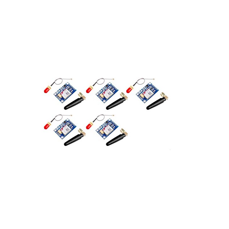 TECNOULAB SIM800L V2.0 5V Quadband GSM GPRS Wireless Module with