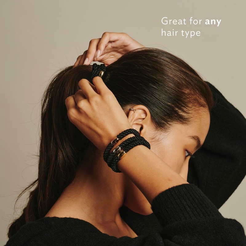 L. Erickson Hair Ties for Thick Hair, Grab & Go