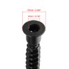 sourcing map Furniture Confirmat Screw 7x69mm Hex Socket Wood Screws