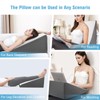 OAISZ Wedge Pillow for Sleep Apnea, 12 Inch Bed Wedge