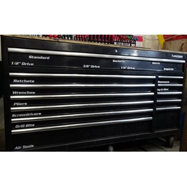 Toolbox Tool Label Magnet Badges Magnetic Labels Drawer Box Organizer USA 22pcs