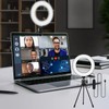Sancheay Video Conference Lighting Kit, LED Ring Light for Webcam