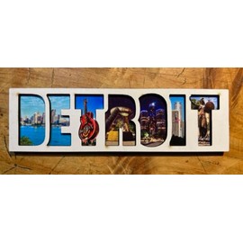 Detroit Magnet Michigan Souvenir USA Fridge Magnet Detroit Gift Detroit Holiday Detroit Travel