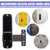 Keyless Door Locks with Keypads Door Knob, Mechanical Digital Code