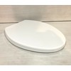 Mirabelle MIRTSEZ201 White Toilet Seat Cover Height: 1.75 in. Length: