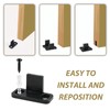 Pack of 4 Floor Guide Sliding Door with Screws and