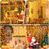 Ollny Curtain Lights 6.6x6.6ft, 200 LED String Lights with Remote
