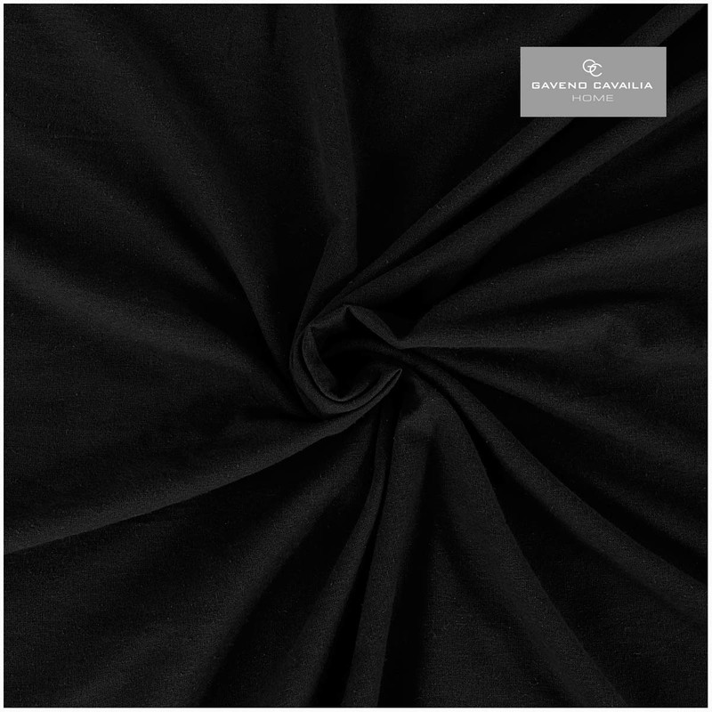 GC GAVENO CAVAILIA Easy Care Plain Dyed Flannel Fitted Sheet,