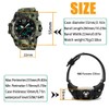 Men's Military Watch Sports Outdoor Waterproof Digital Watches with Date