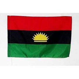 AZ FLAG - Biafra Separatist Flag in Nigeria - 150 x 90 cm - Republic of Biafra Flag 90 x 150 cm Sheath for Pole - Flags