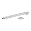 NPT1/2 Wall Mounted Shower Arm Brushed Concealed Stainless Steel Shower