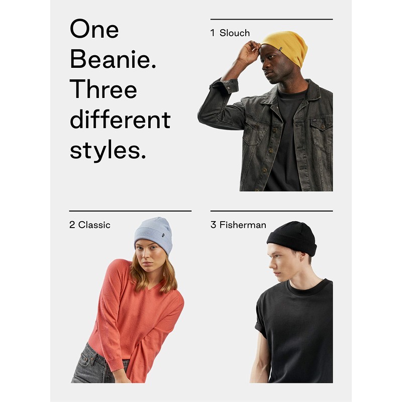 Enter the Complex® Merino Beanie, Merino Hat Made of 100%
