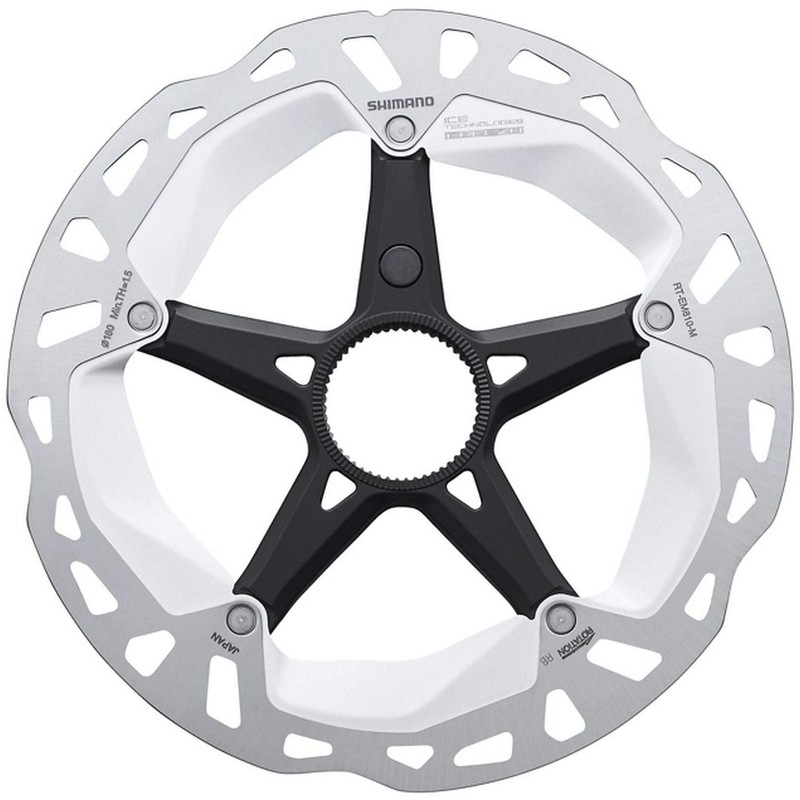 Shimano STEPS RT-EM810 Steps rotor with inernal lockring, Ice Tech,