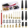 34pcs Bicycle Valve Adapter Set, All Bicycle Adaptor French Valve,