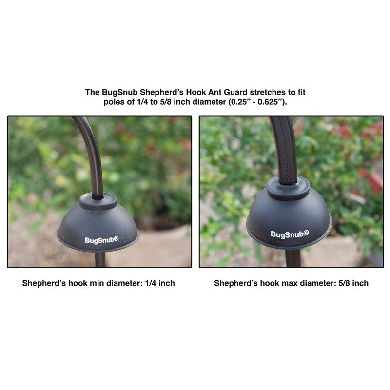 BugSnub Shepherd's Hook Ant Guard (1-Pack) - Hummingbird Moat Free