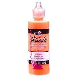 TULIP Dimensional Paint, Neon Orange, 4 Fl Oz