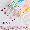 Kzvsiy 10 Pcs Nail Art Dotting Tools Set, 2-Way Dotting