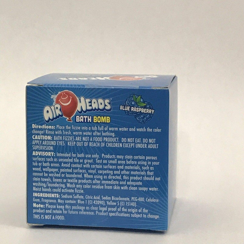 Flex Beauty (1) AirHeads Bath Bomb Bath - Blue Raspberry
