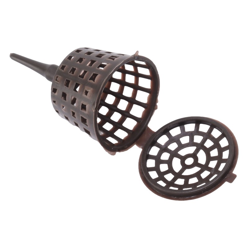 100PCS Plastic Fertilizer Mesh Basket with Lid Planting Fertilizer Net