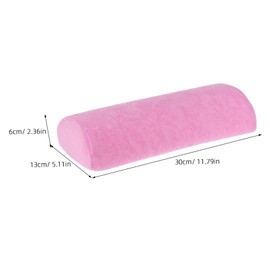 Healeved Nail Art Hand Rest Holder Detachable Nail Art Cushion Washable Manicure Pillow Hand Cushion (Pink)