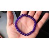 RAYON Purple JADE Bead Bracelet Men 8mm Round 8.25 inch