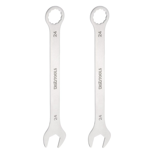 HARFINGTON 2pcs Thin Combination Wrench Metric 24mm Torx Ended Box