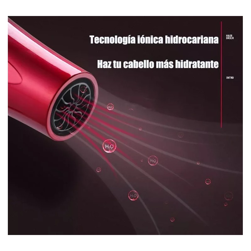 Hombys Secador De Pelo De Temperatura Constante De Iones Negativos