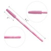 50Pcs Varita de Máscara de Silicona, Cepillos Desechables para Pestañas,