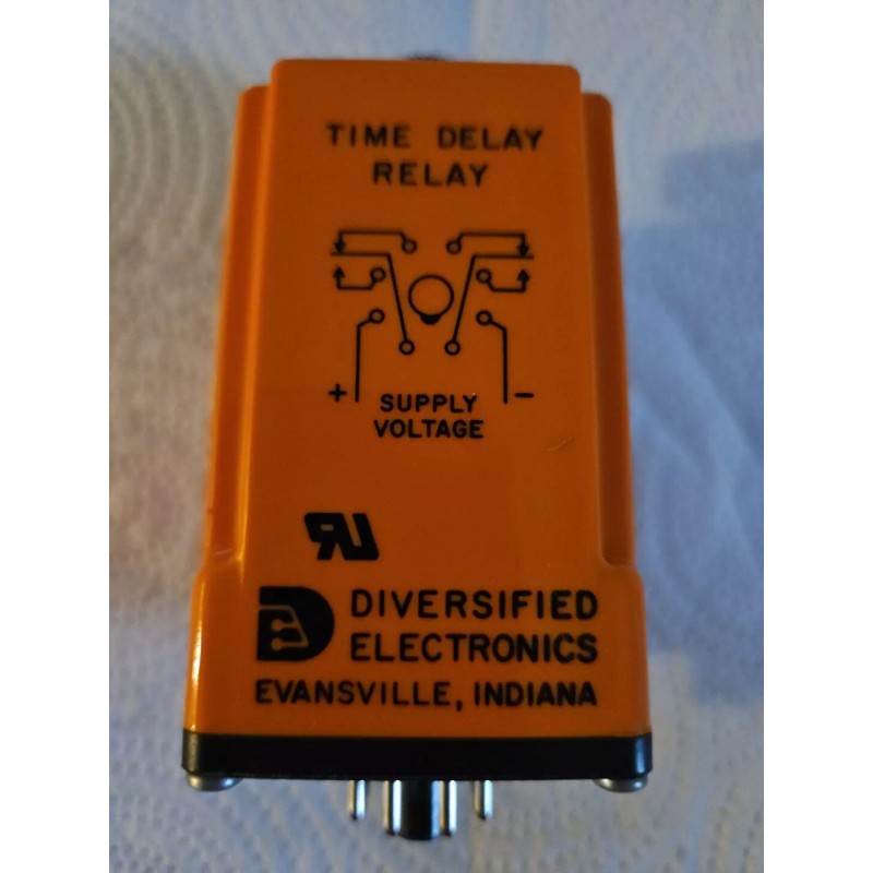 Diversified Electronics Time Delay Relay TAT 24 AKA 010. 24V.