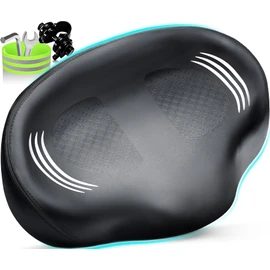 Bike Seat Noseless Wide Comfort Men Women Bicycle Saddle for Peloton, Ebike