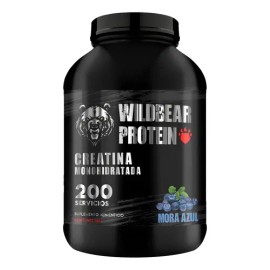 Creatina Monohidratada 1kg Wild Bear 200 Servicios Varios                                                                                             