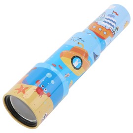 Kisangel Children Telescope Toy Kids Spyglass Educational Science Toys Iron Outdoor Telescope Ocean Style
